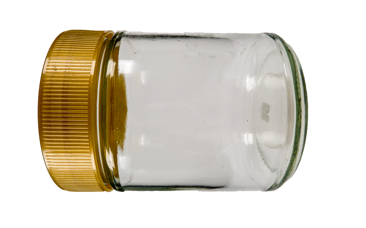glass isolated honey jar free photo