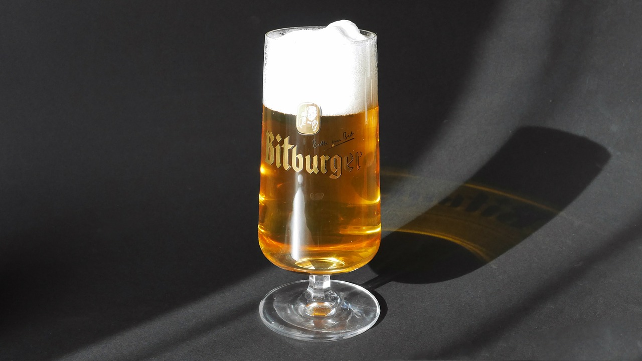 glass beer foam free photo