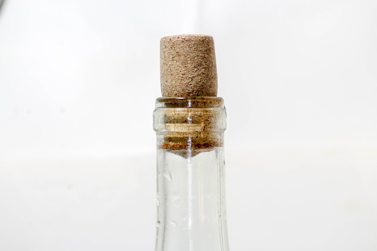 glass  cork  bottle free photo