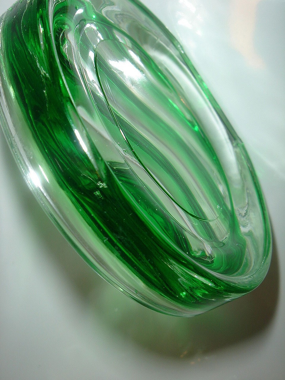 glass curves green free photo