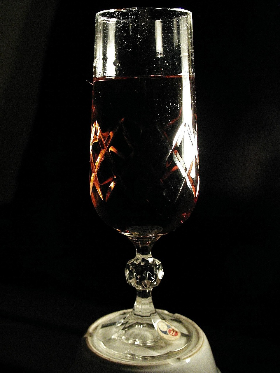 glass crystal wine free photo
