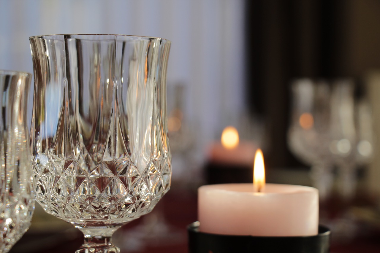 glass  candle  flame free photo