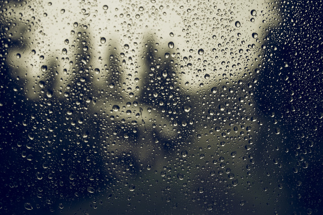 glass  drops  rain free photo