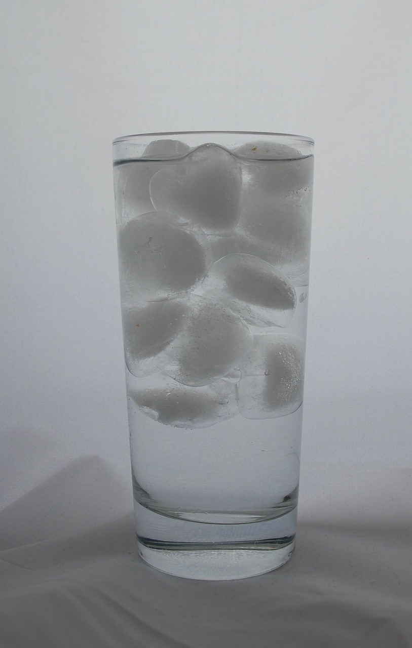 glass water ice free photo