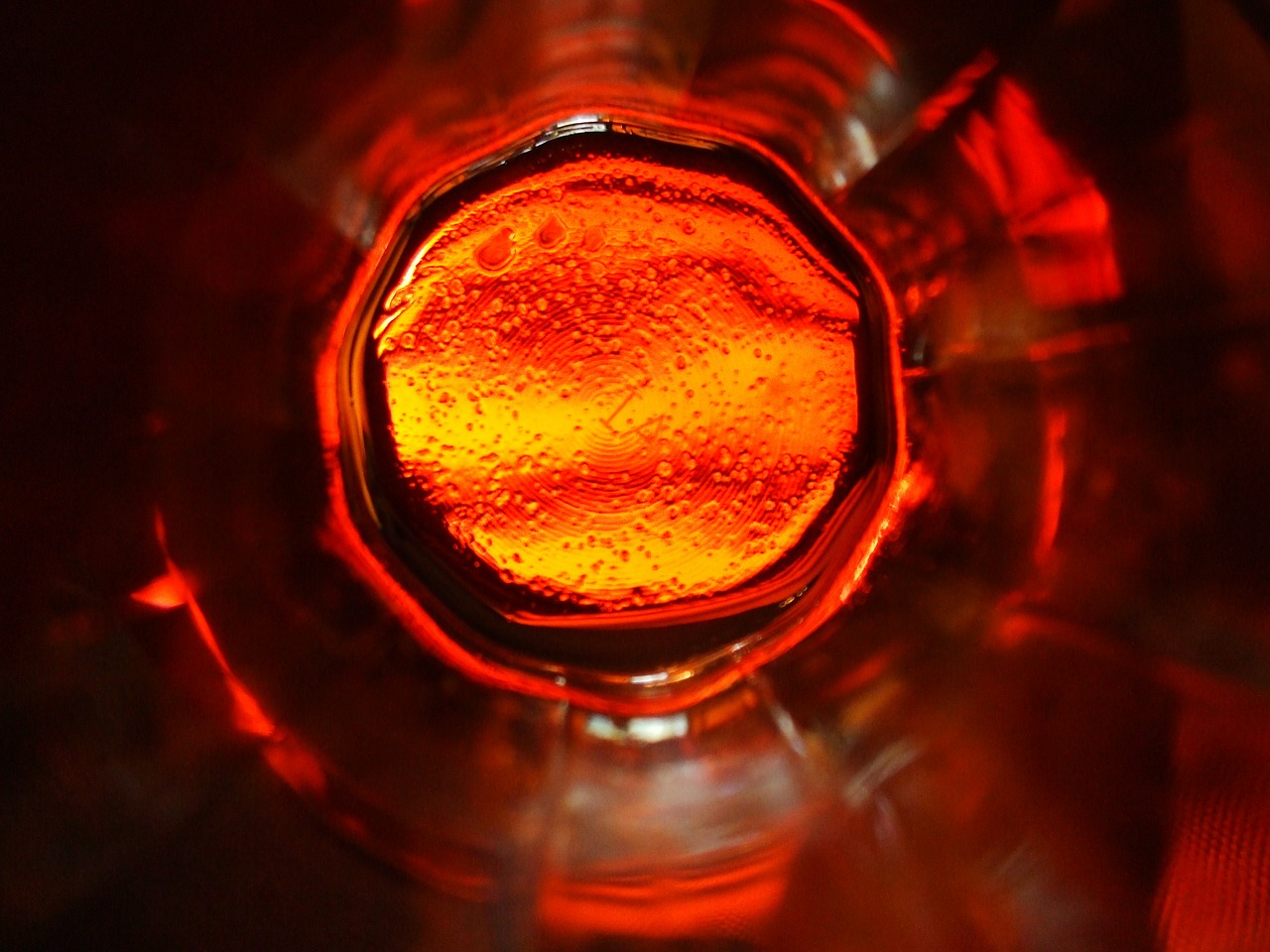 glass red orange free photo