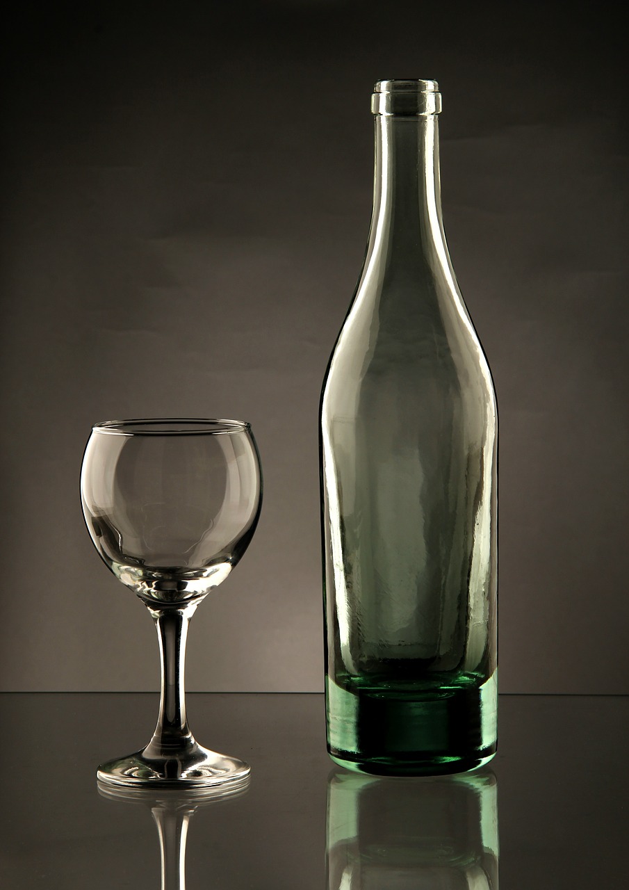 glass a bottle of simplicity free photo