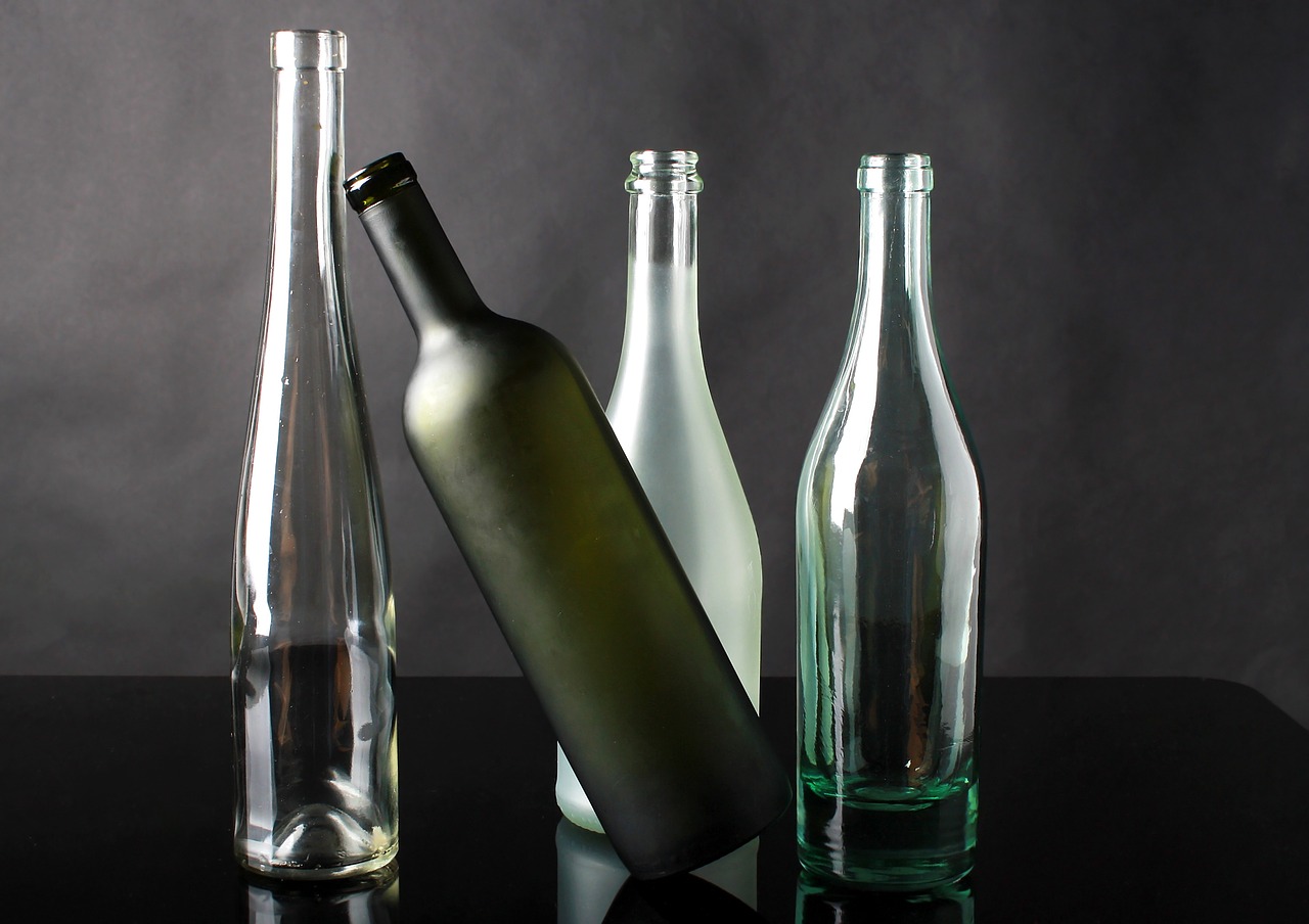 glass the bottle composition free photo