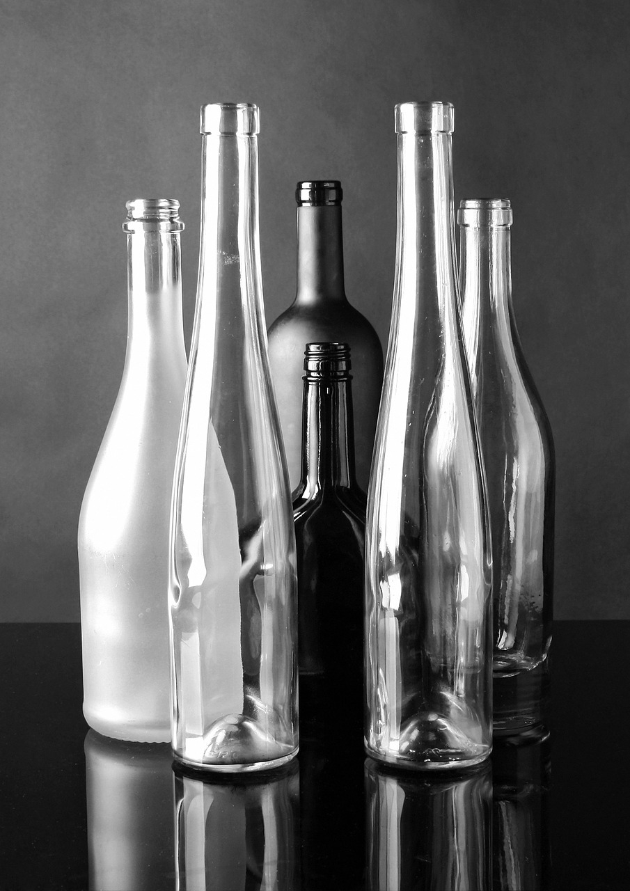 glass the bottle composition free photo