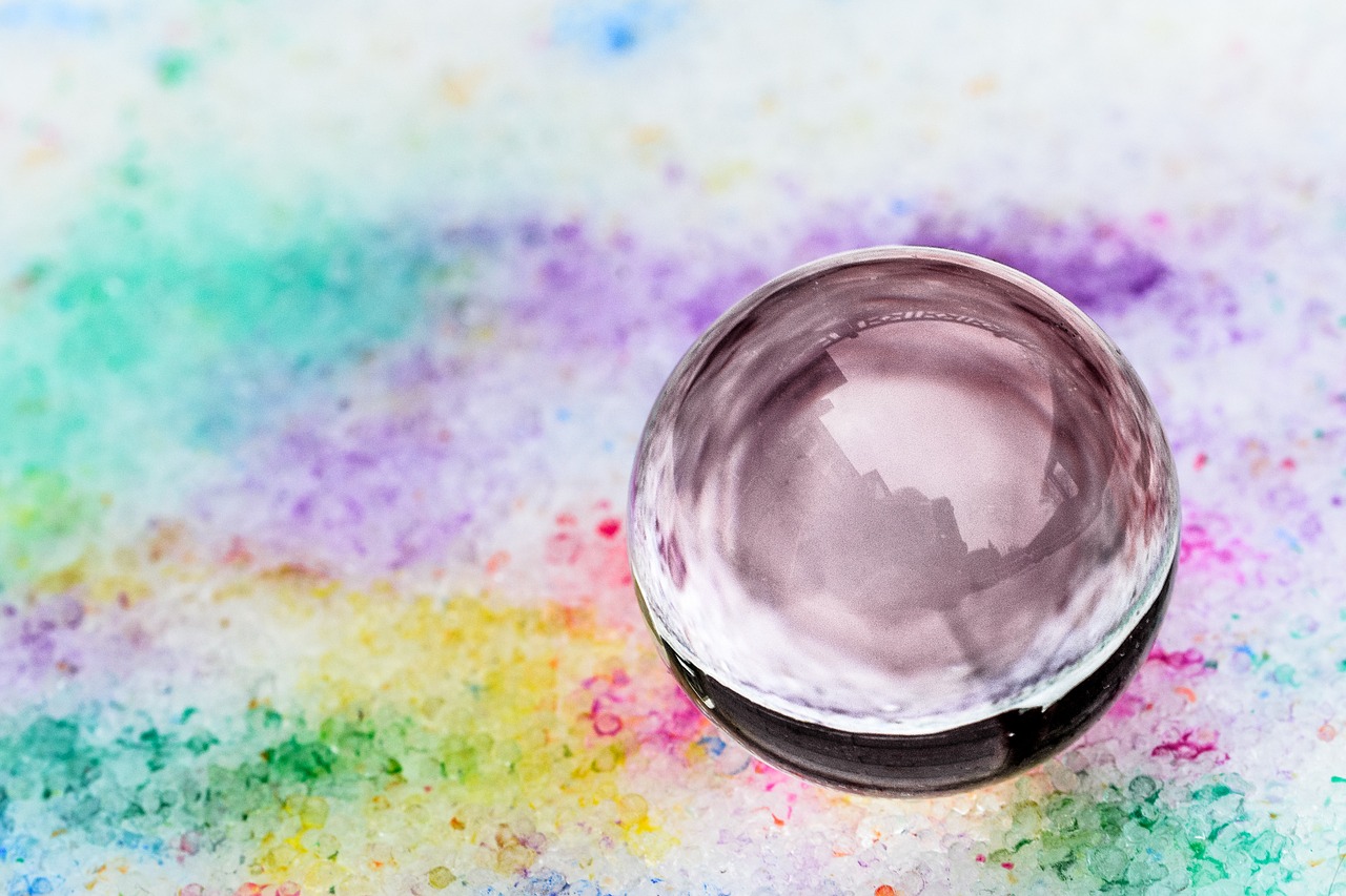 glass ball color colorful free photo