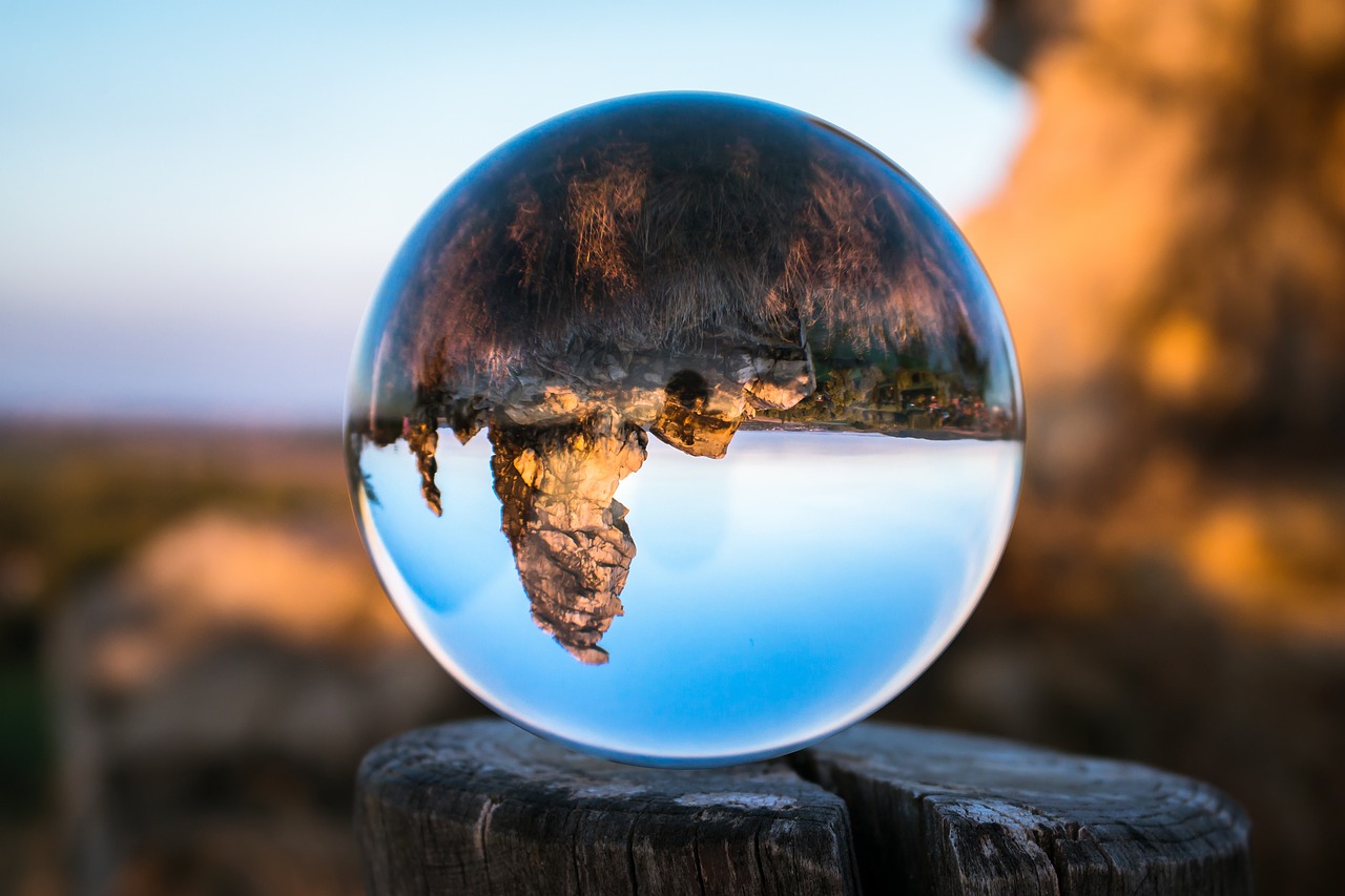 glass ball devil's wall königstein free photo