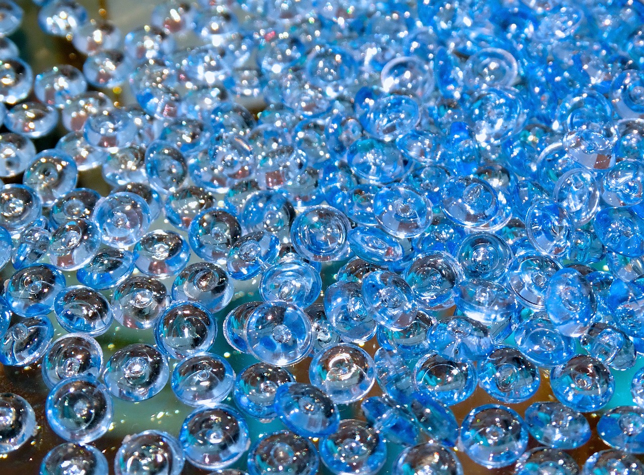 glass beads beads glass free photo
