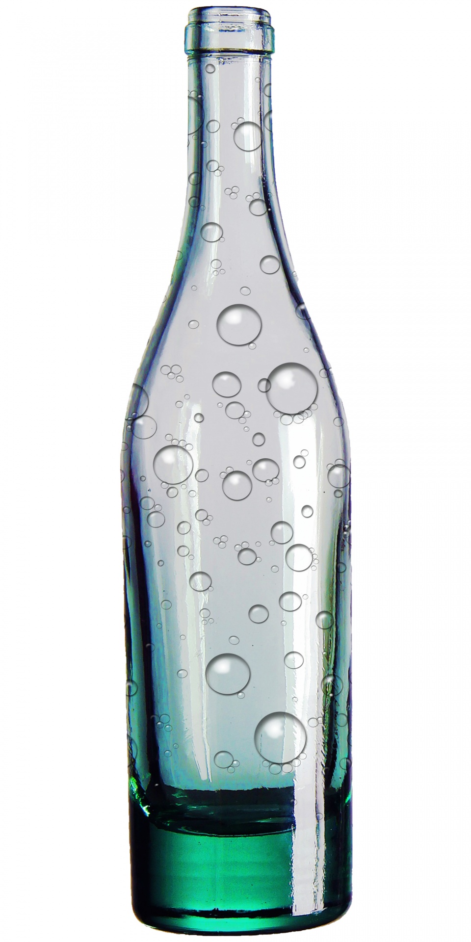 bottle glass bubbles free photo