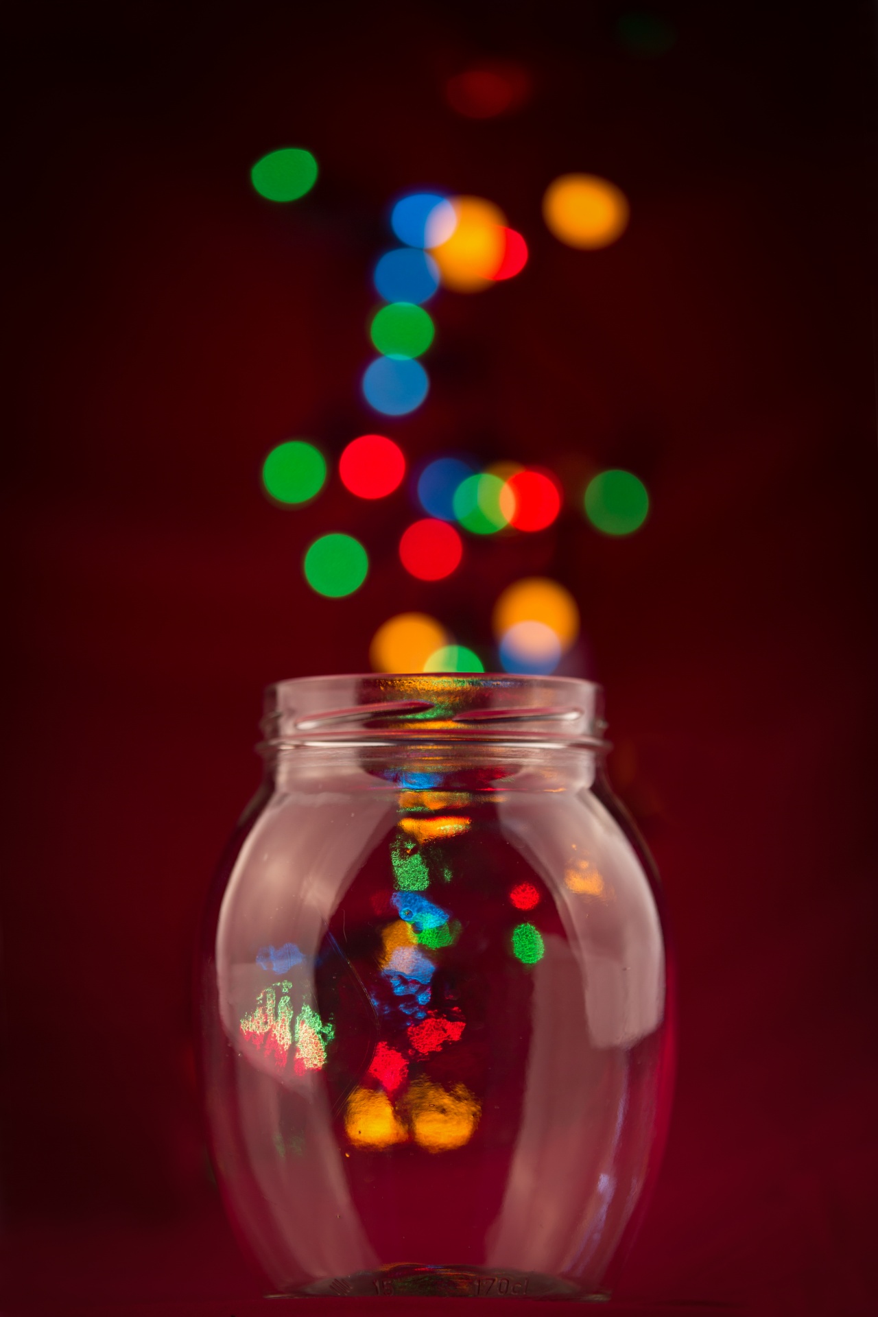 bokeh background red free photo