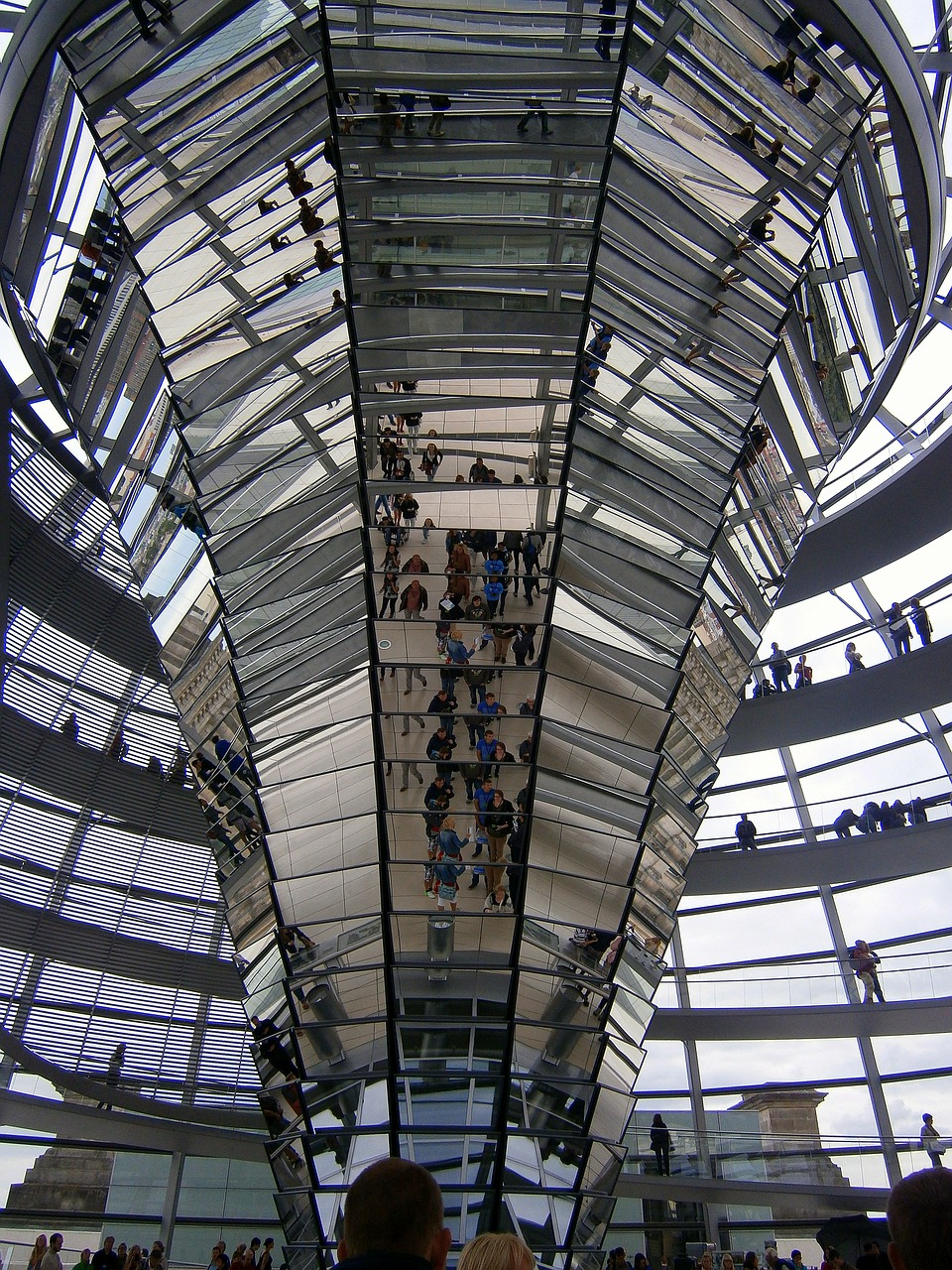glass dome berlin reichstag free photo
