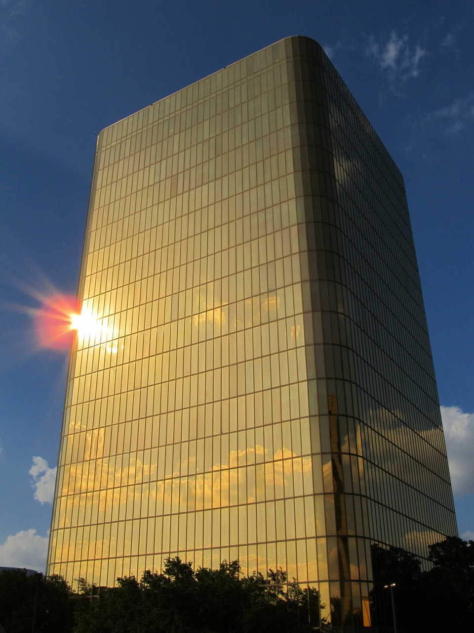 glass facade office building dallas free photo