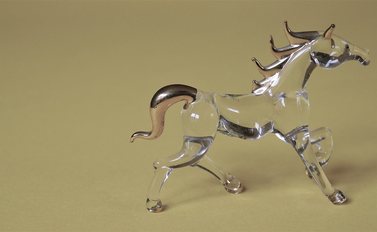 glass figurines figure horse free photo