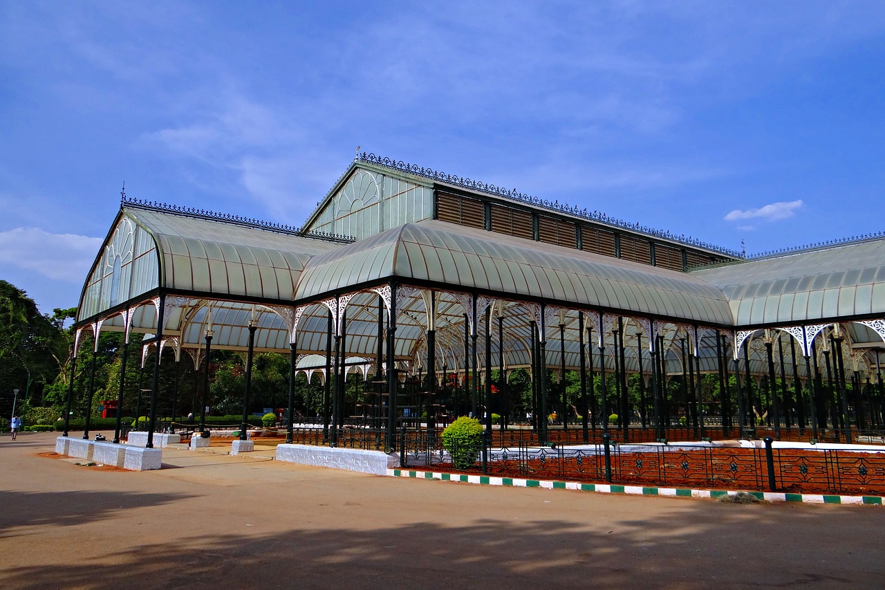 glass house botanical garden lal bagh free photo
