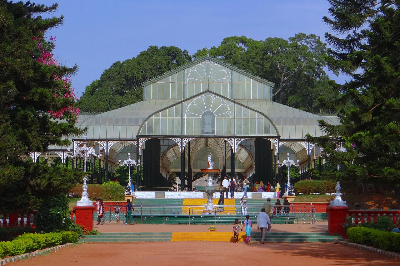 glass house arboretum green house free photo