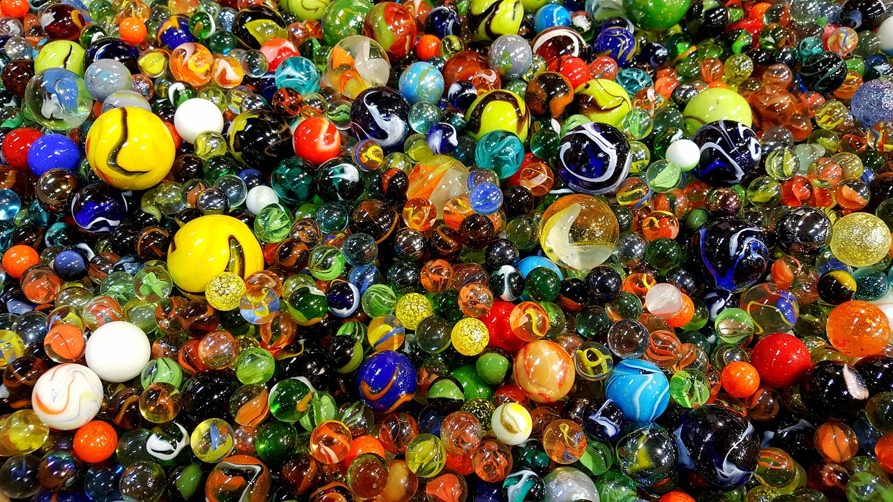 glass marbles  marbles  colorful free photo