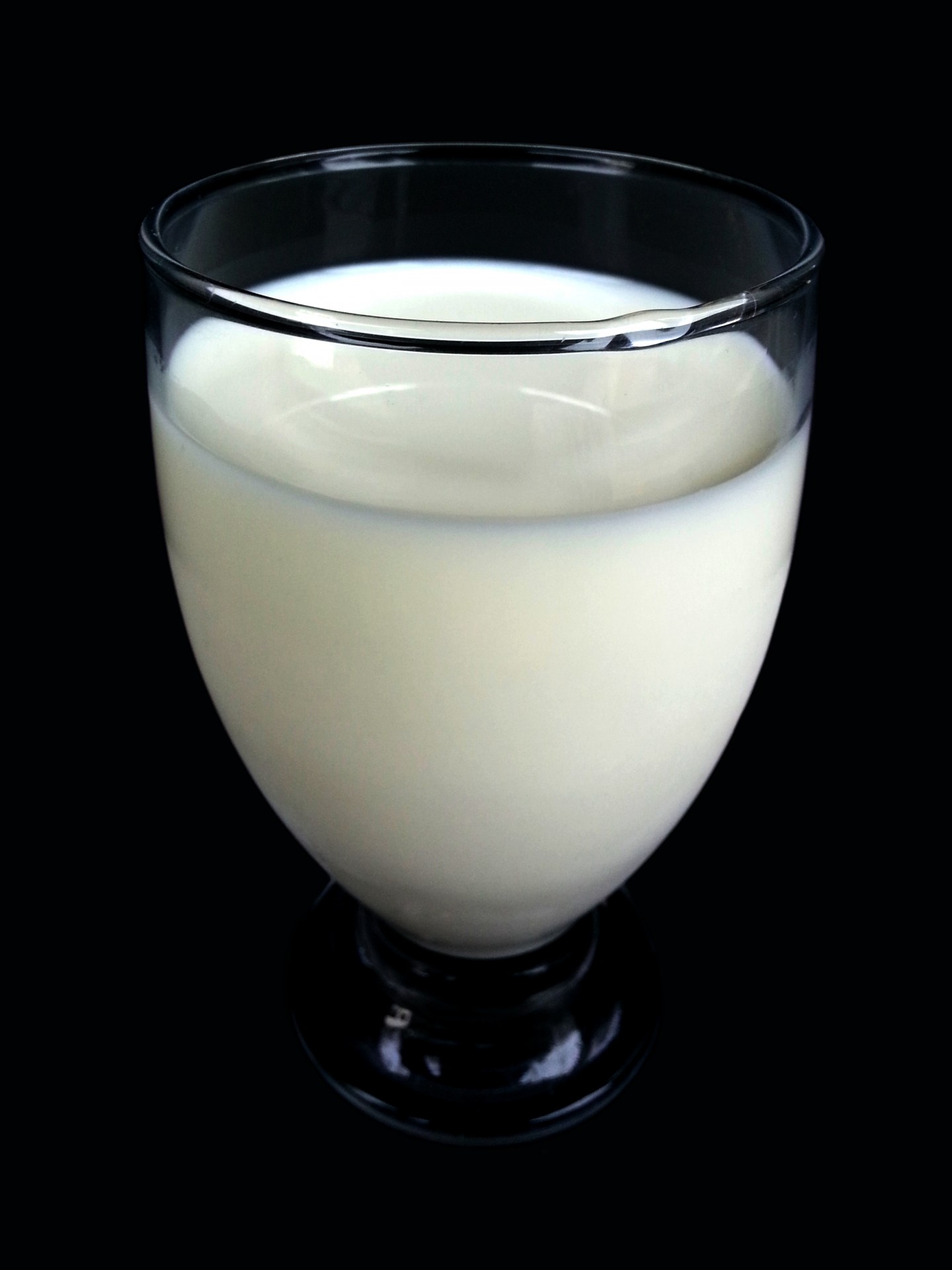 milk glass food free photo