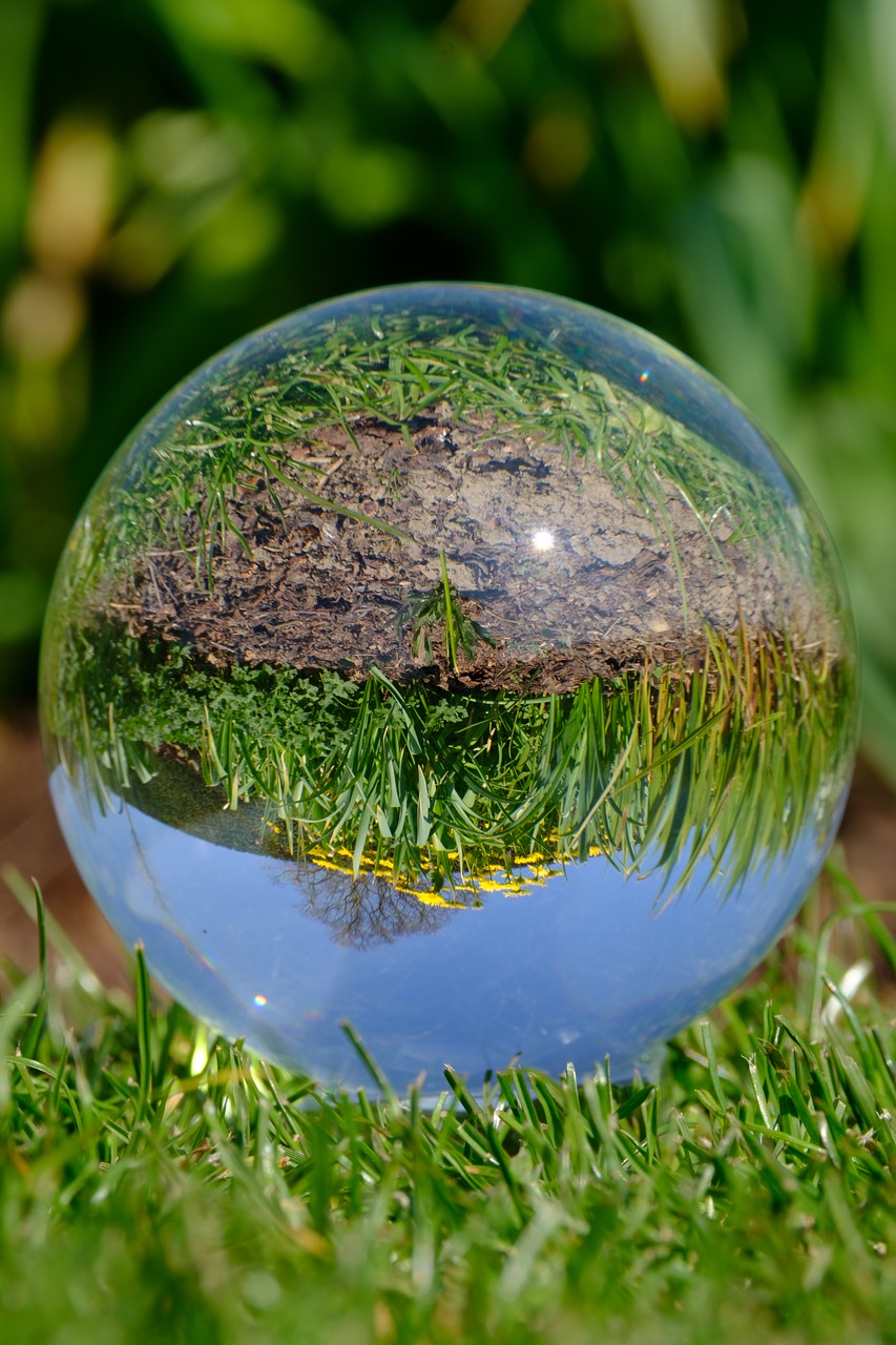 glass orb  photography  crystal ball free photo
