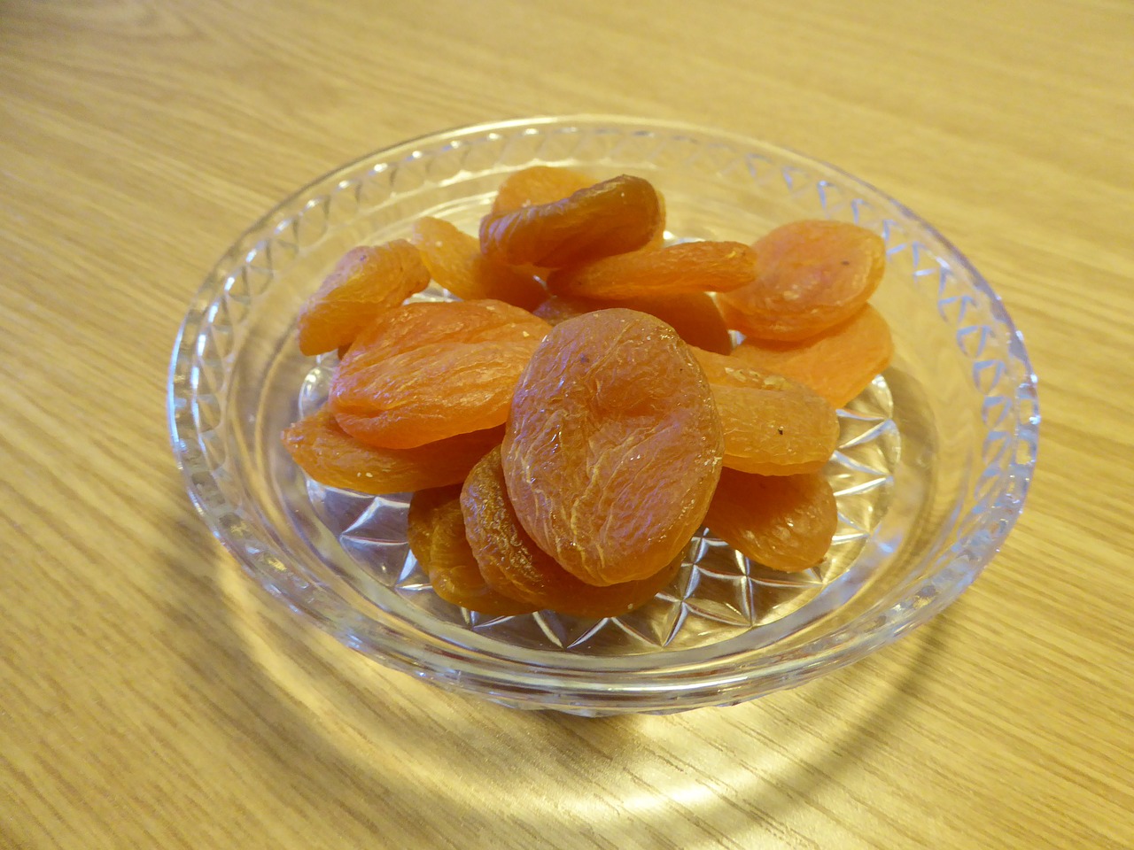 glass plate dried fruit apricots free photo