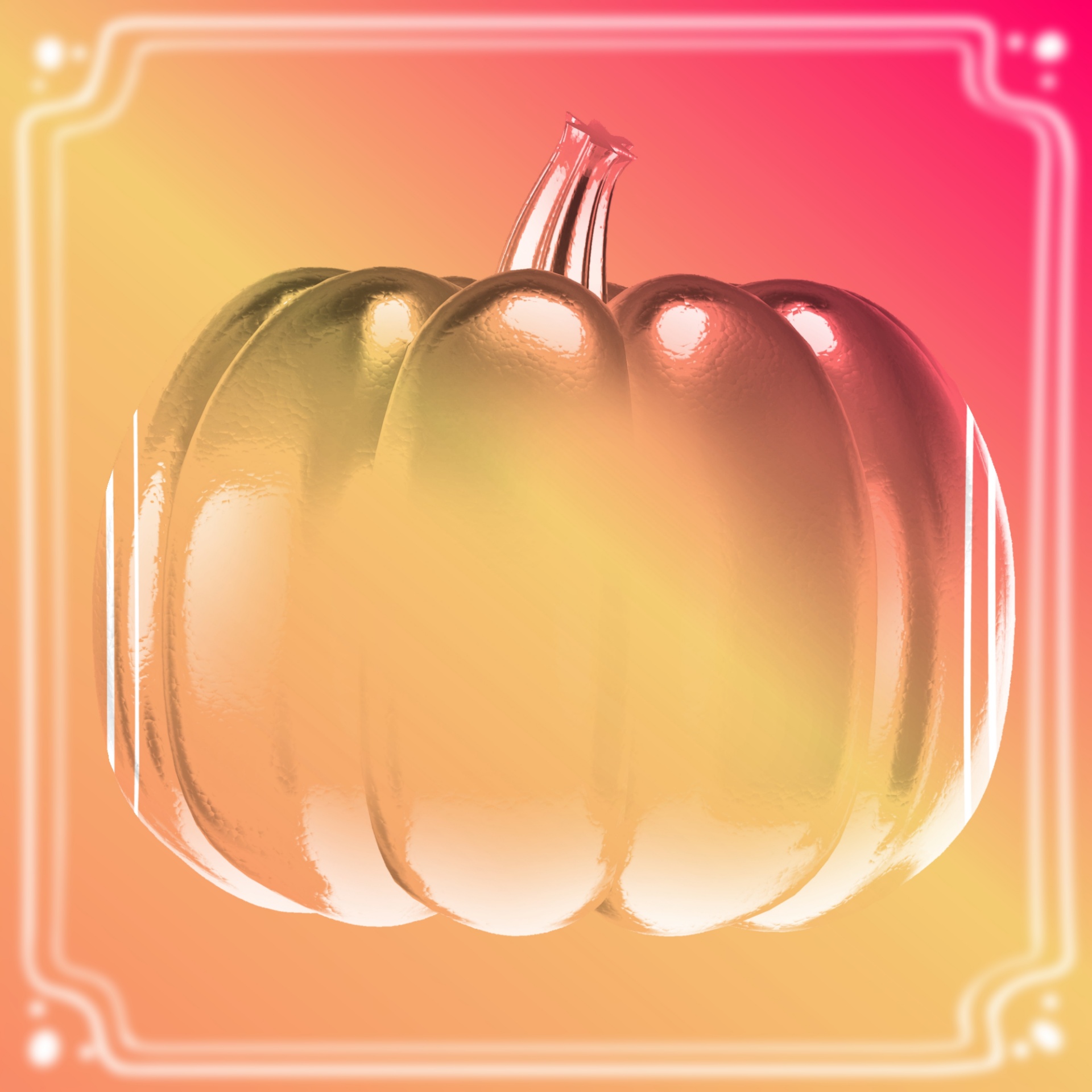 glass pumpkin white free photo