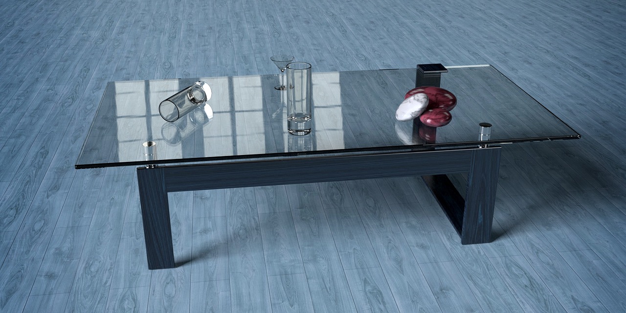 glass table furniture live free photo