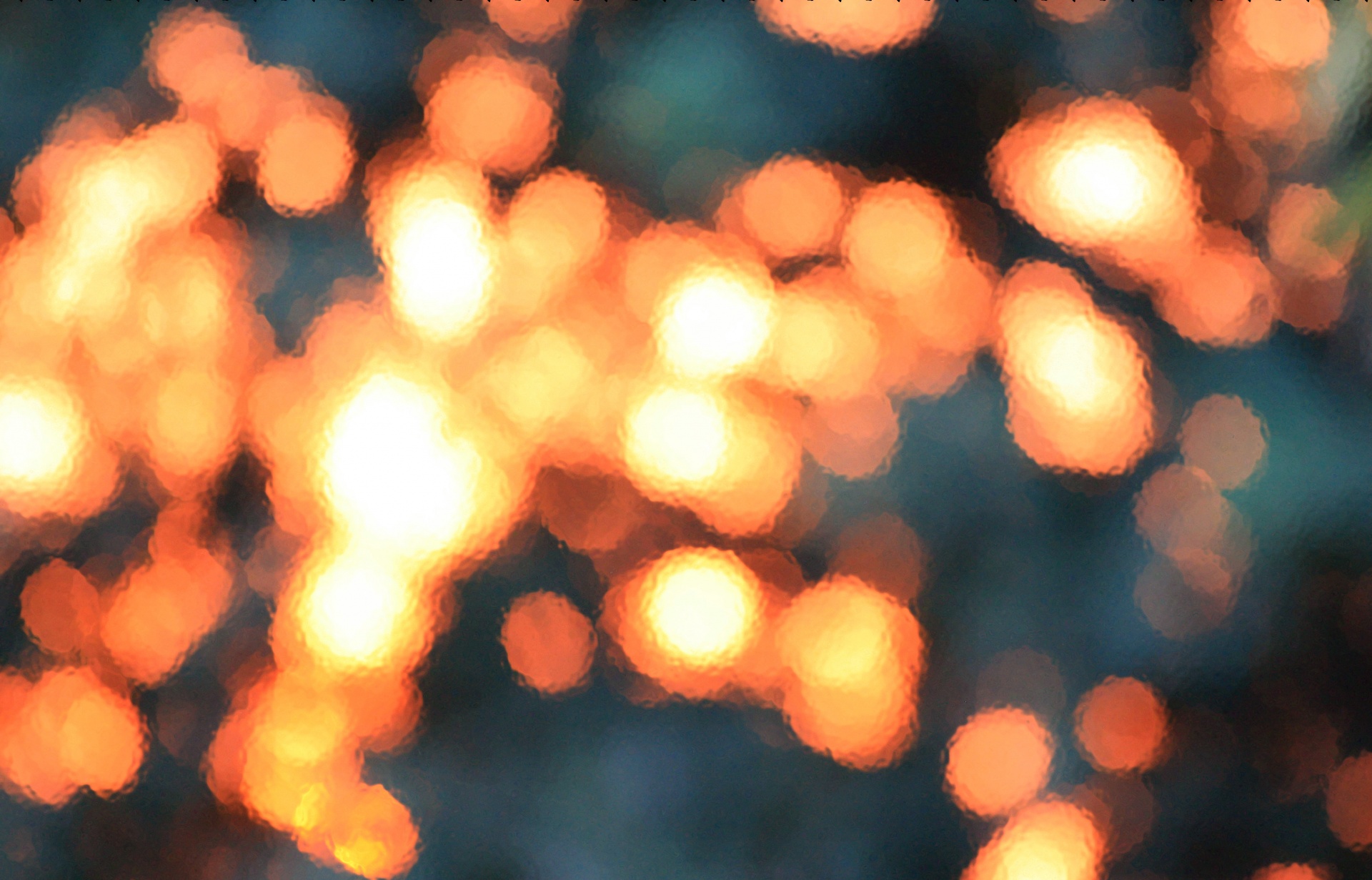 lights yellow blurred free photo