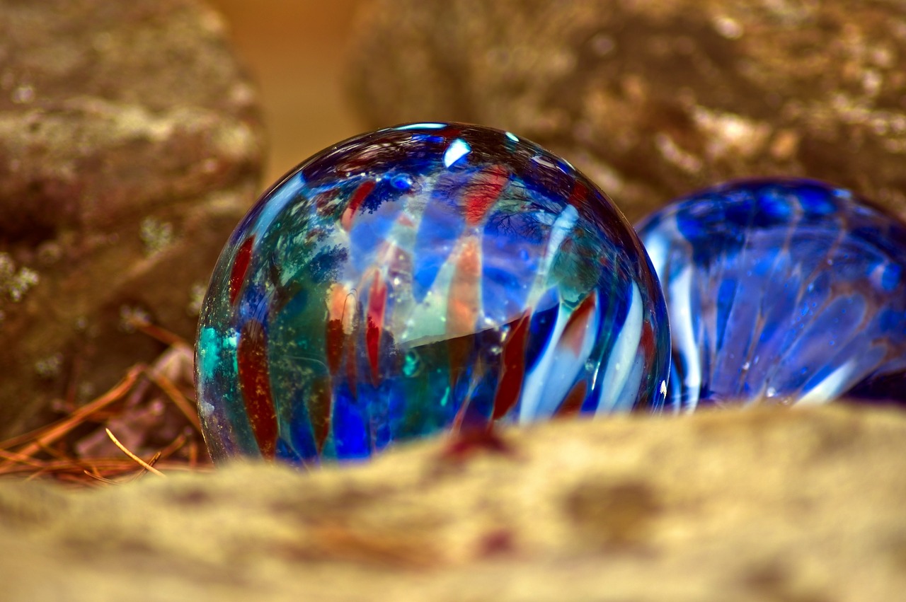 glass yard ornament  glass  sphere free photo