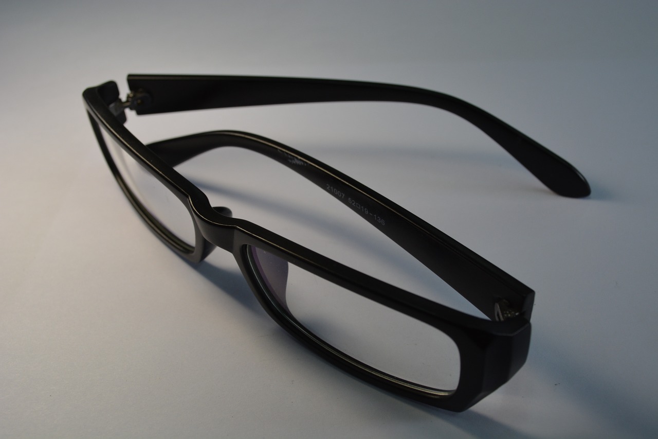 glasses black-frame glasses close-up free photo