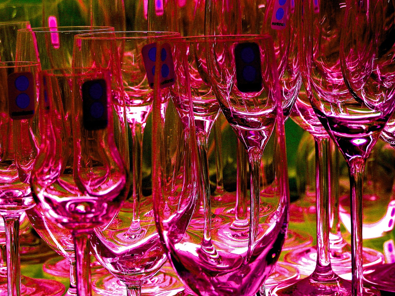 glasses champagne glasses glass free photo