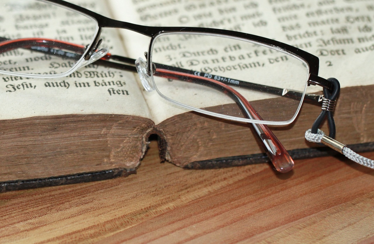 glasses reading glasses book free photo