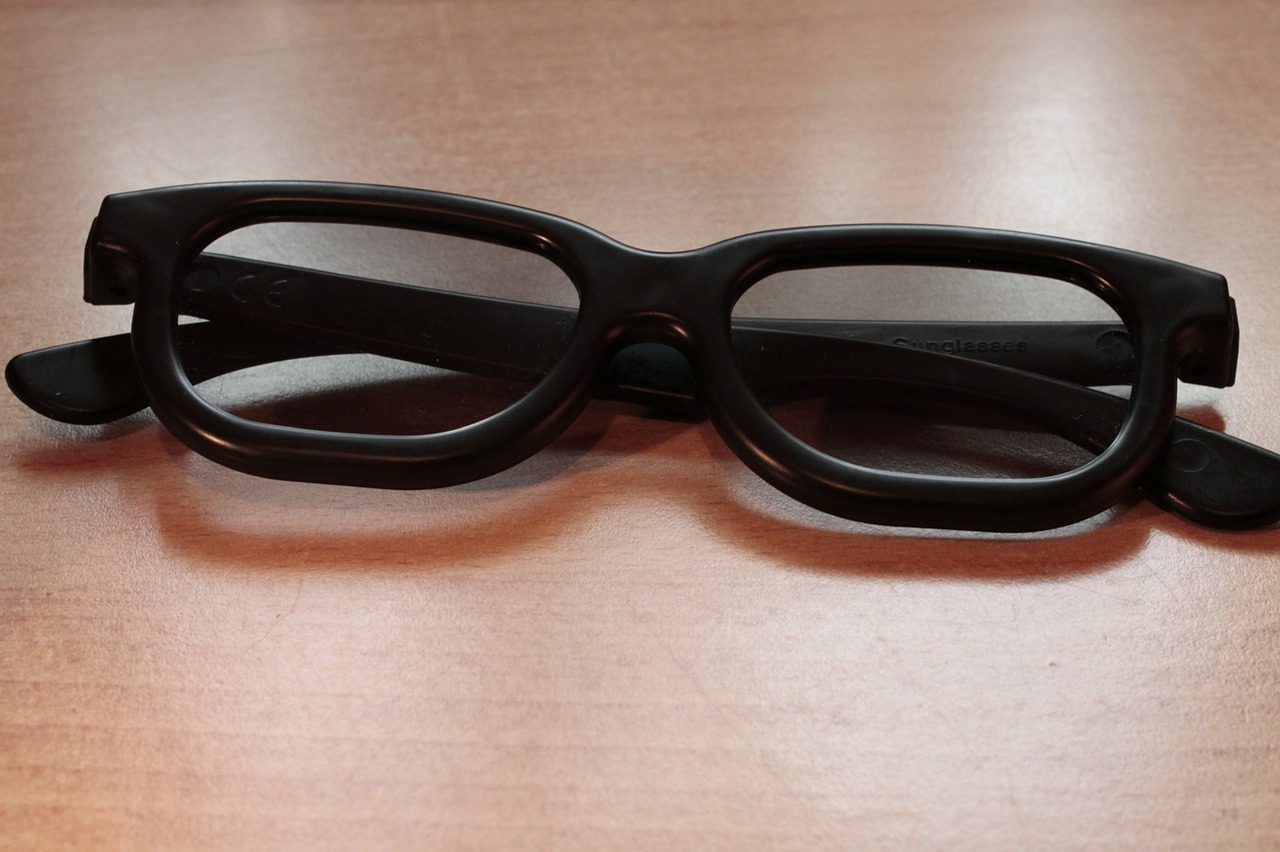 glasses black 3d glasses free photo