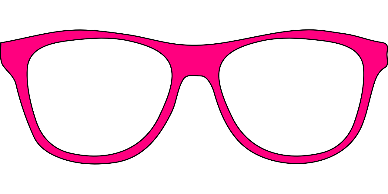 glasses circle pink free photo