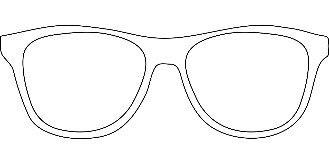 glasses outlines simple free photo