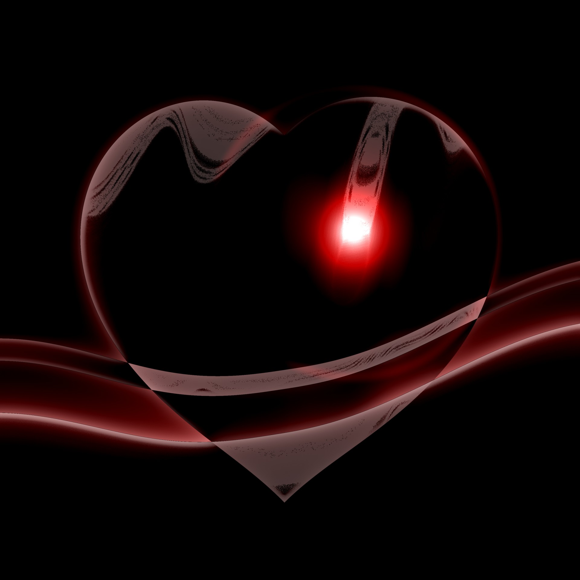 burgundy heart dark free photo