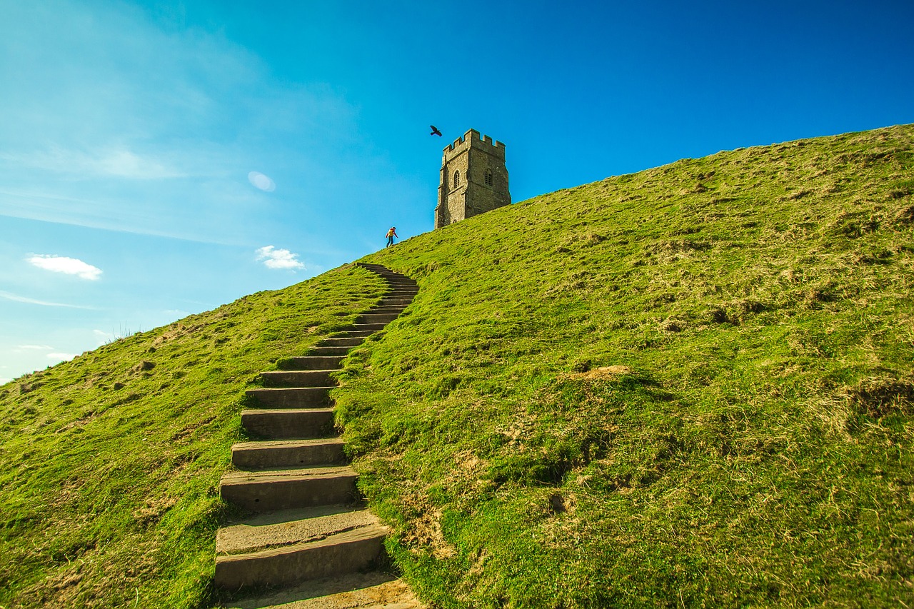 glastonbury england monument free photo