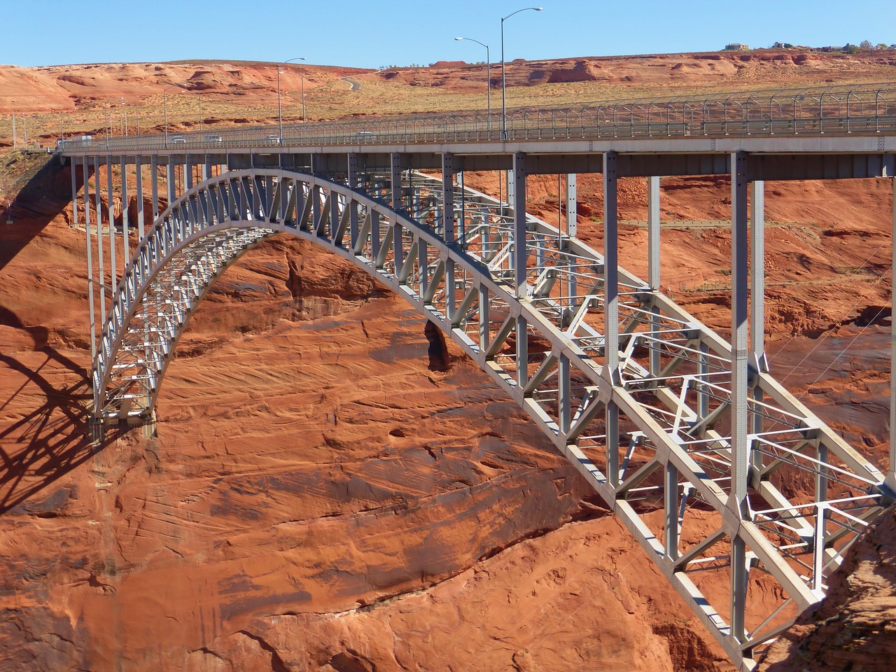 glen canyon usa bridge free photo