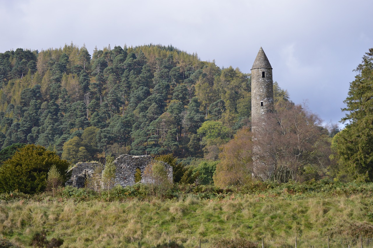 glendalough landscape stone free photo