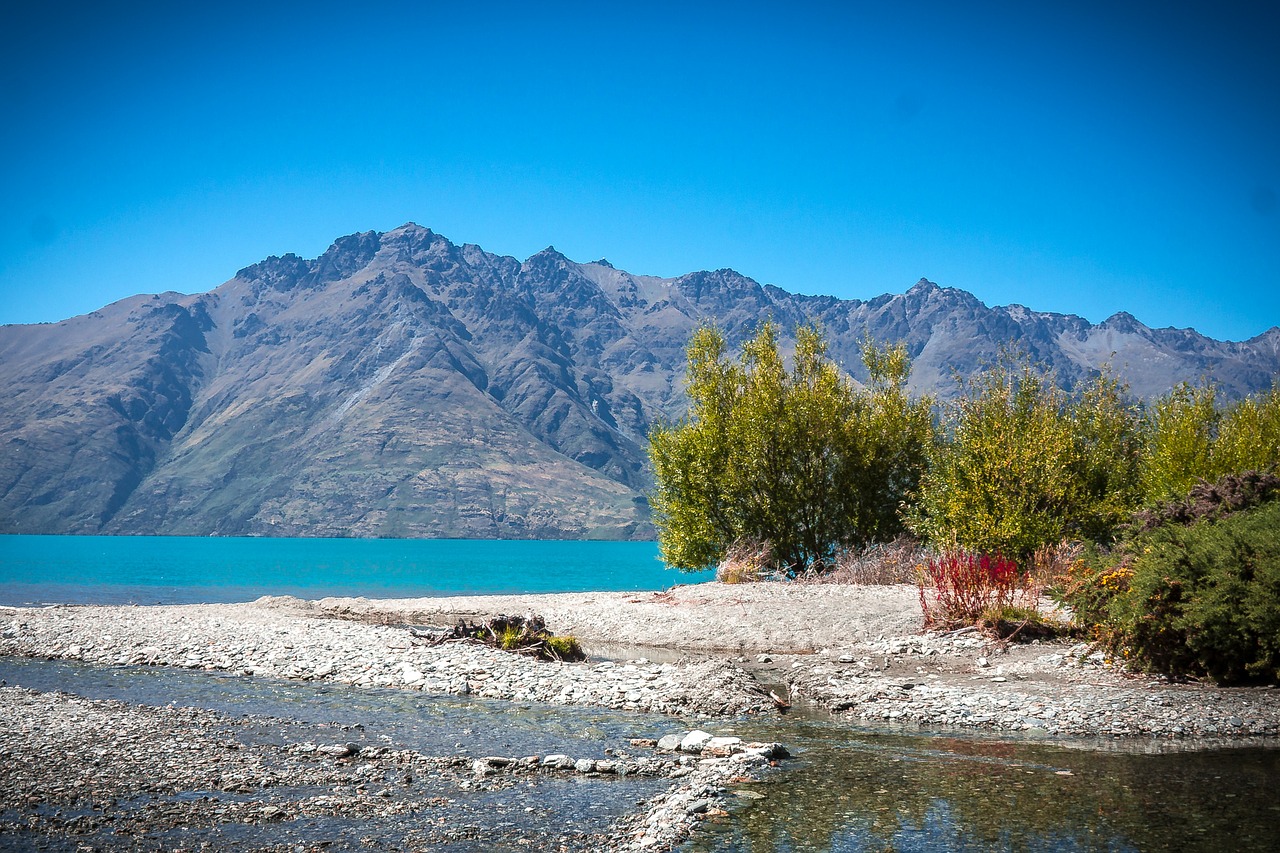 glenorchy new zealand mountains free photo