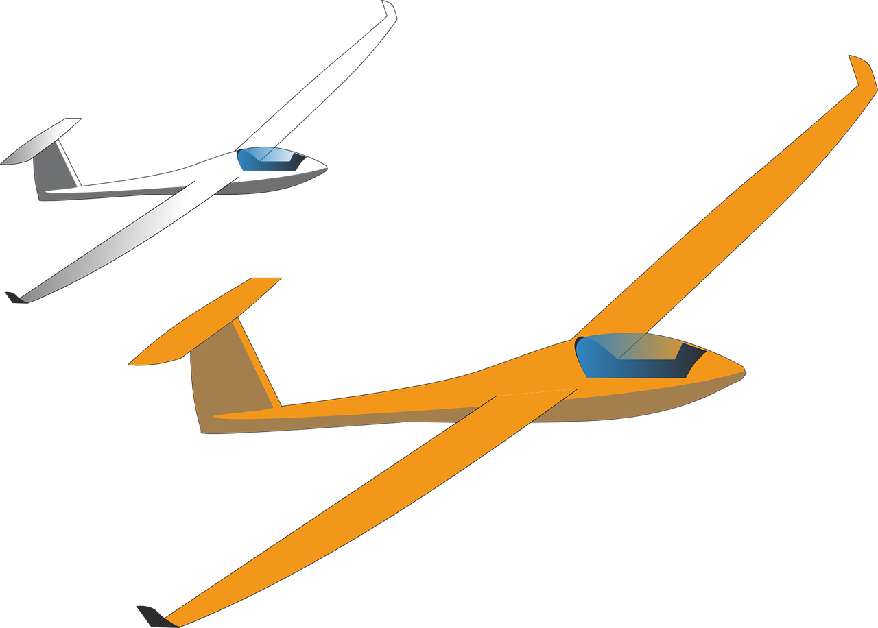 glider aviation aircraft free photo