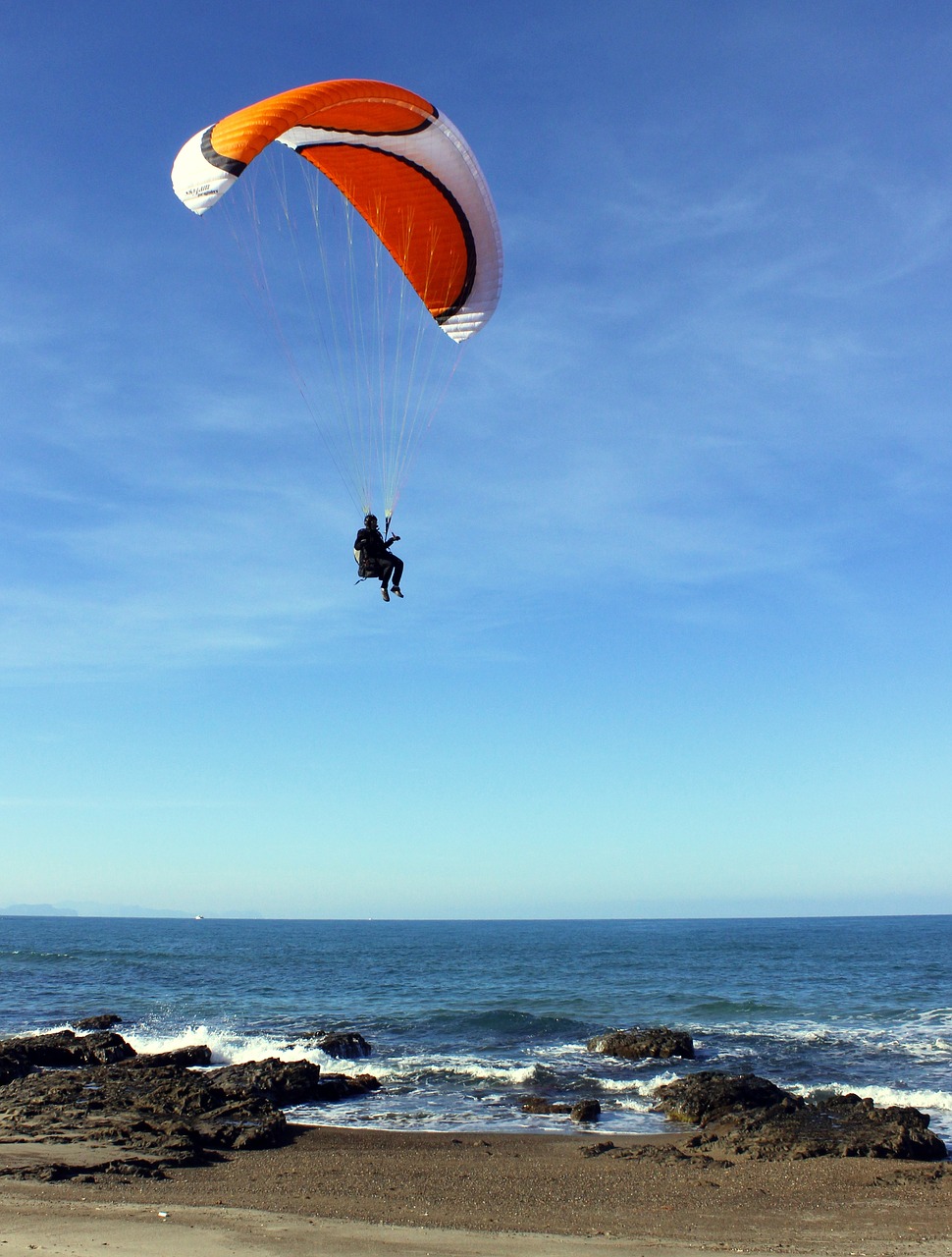 glider paraglider flying free photo