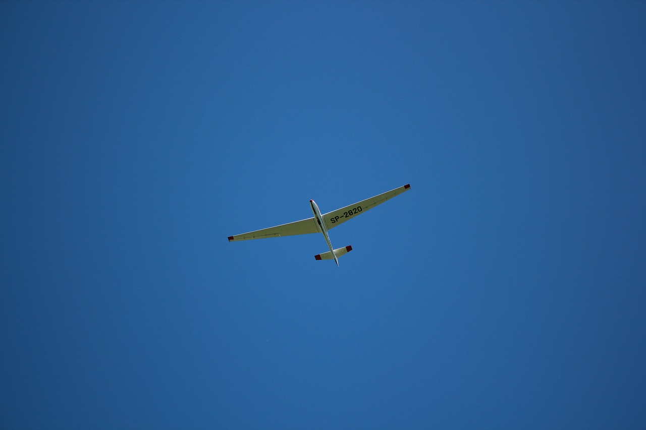 glider flight sky free photo