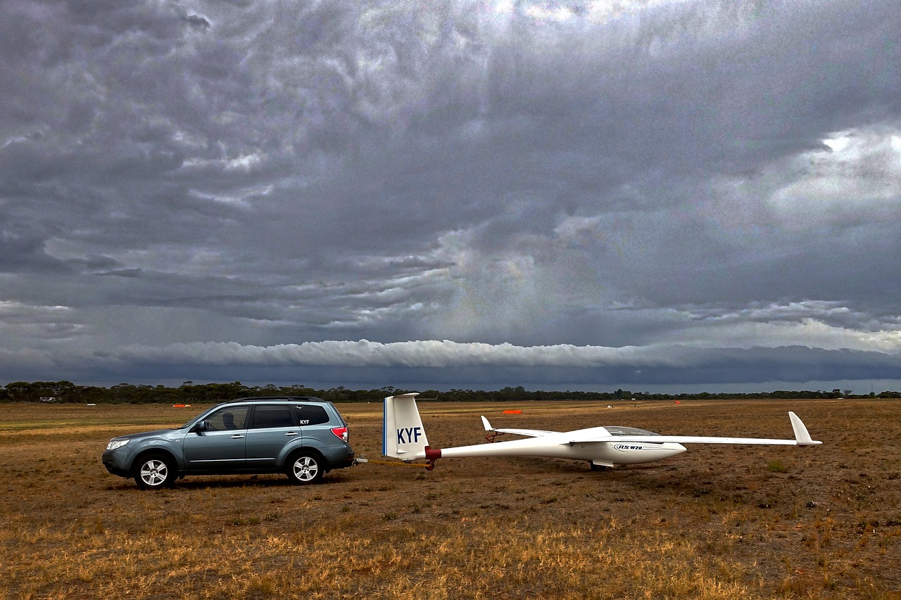 glider storm ominous free photo