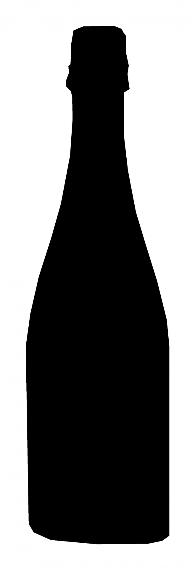 silhouette black bottle free photo