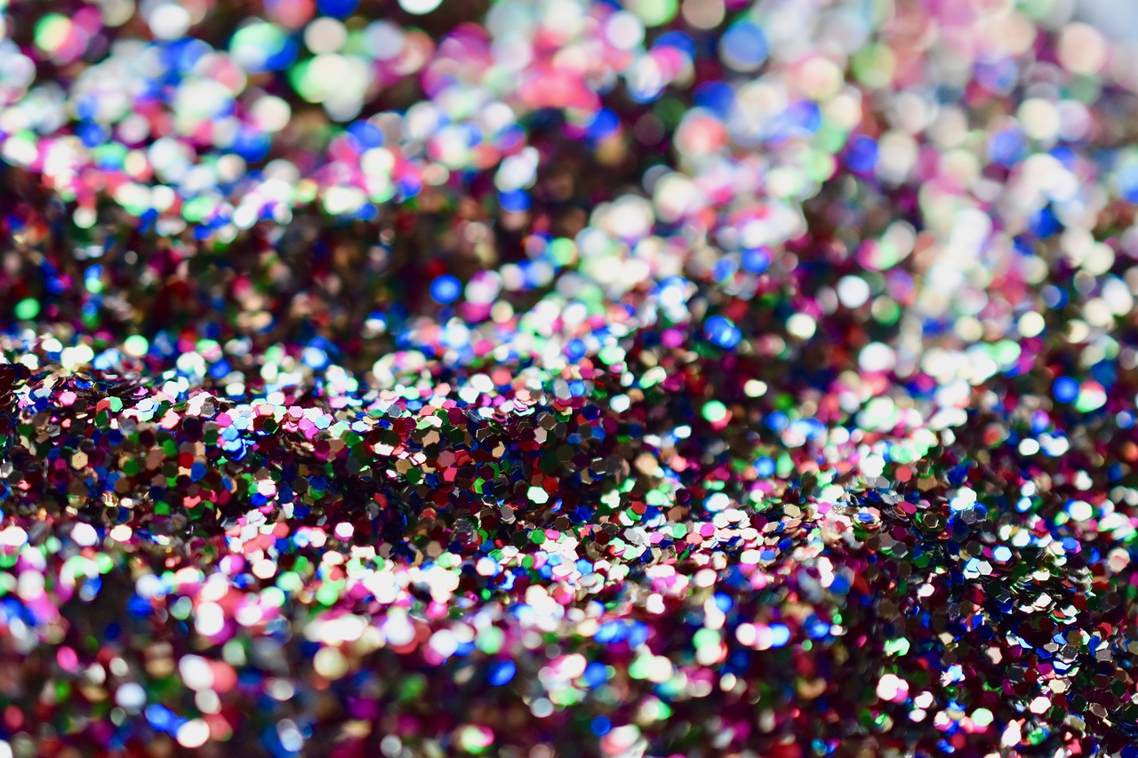 glitter  waves  shines free photo