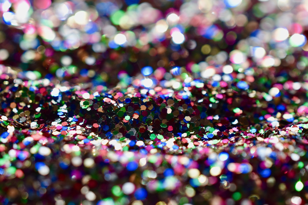 glitter  waves  shines free photo