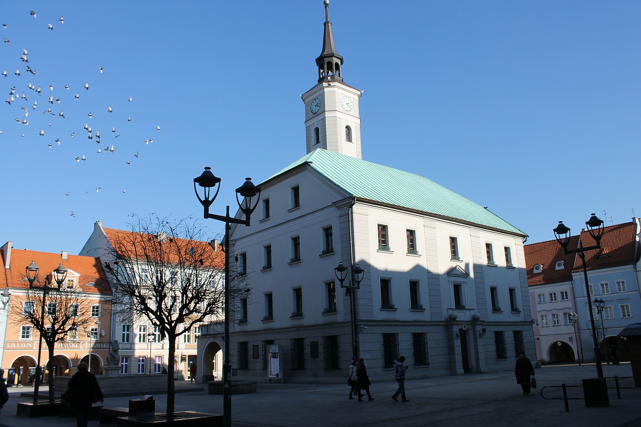 gliwice the old town the market free photo