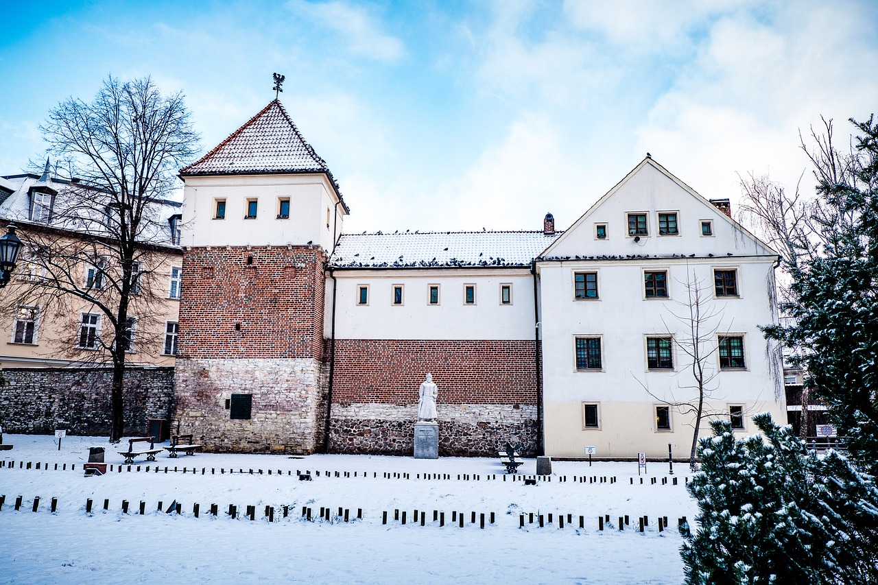gliwice  winter  castle free photo
